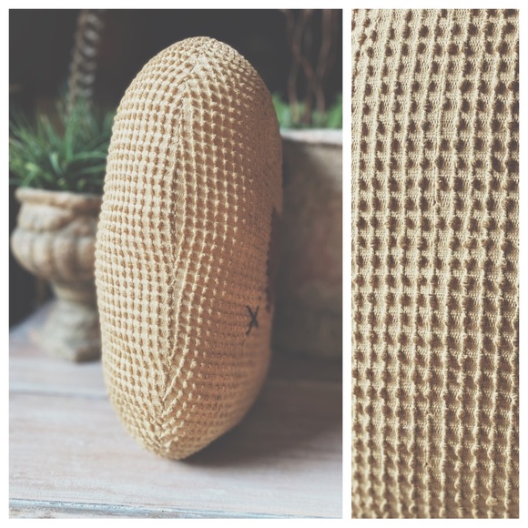 Primitive Tea-dyed Rustic Snowman Pillow - Picture 3 of 8